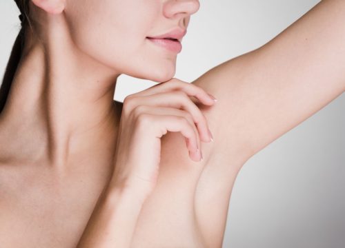 Woman's armpit